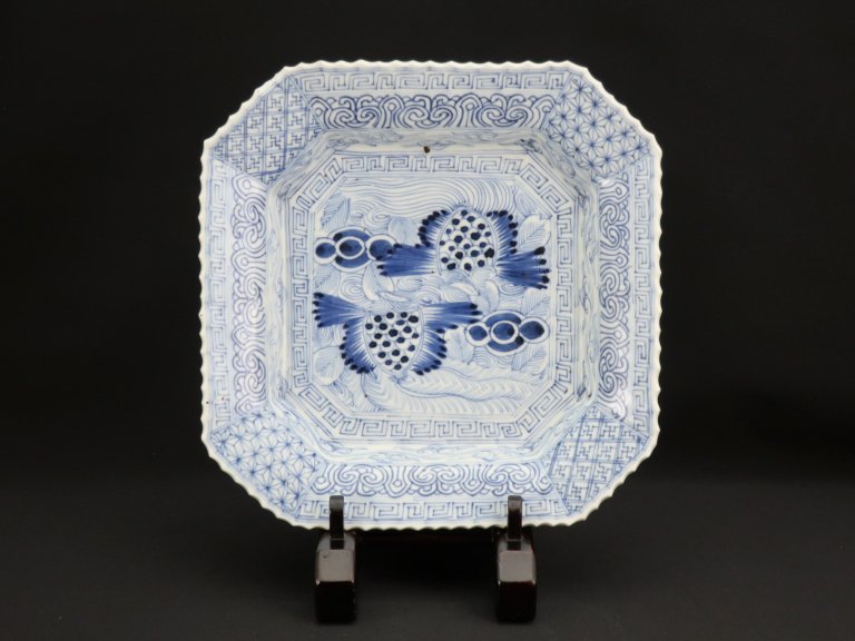 Τնڳѻ / Imari Square Blue & White Plate