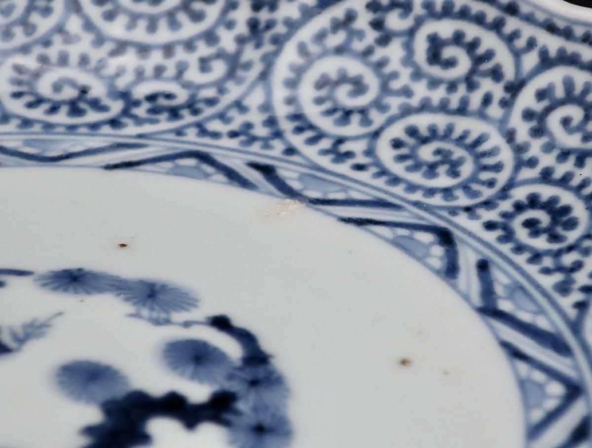 伊万里染付蛸唐草文七寸皿 五枚組 / Imari Blue & White Plates 伊万里染付蛸唐草文七寸皿 五枚組 / Imari Blue & White Plates