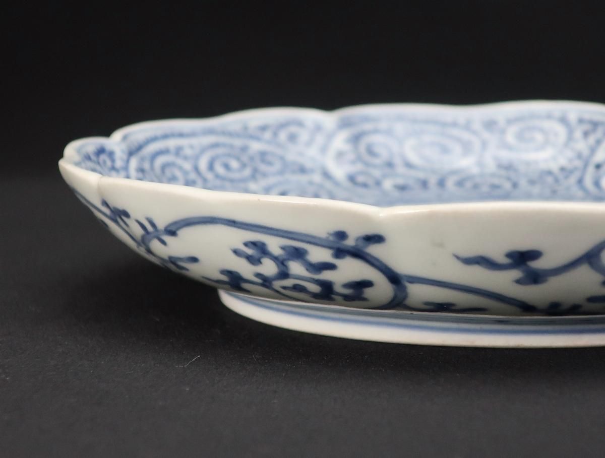 伊万里染付蛸唐草文七寸皿 五枚組 / Imari Blue & White Plates 伊万里染付蛸唐草文七寸皿 五枚組 / Imari Blue & White Plates
