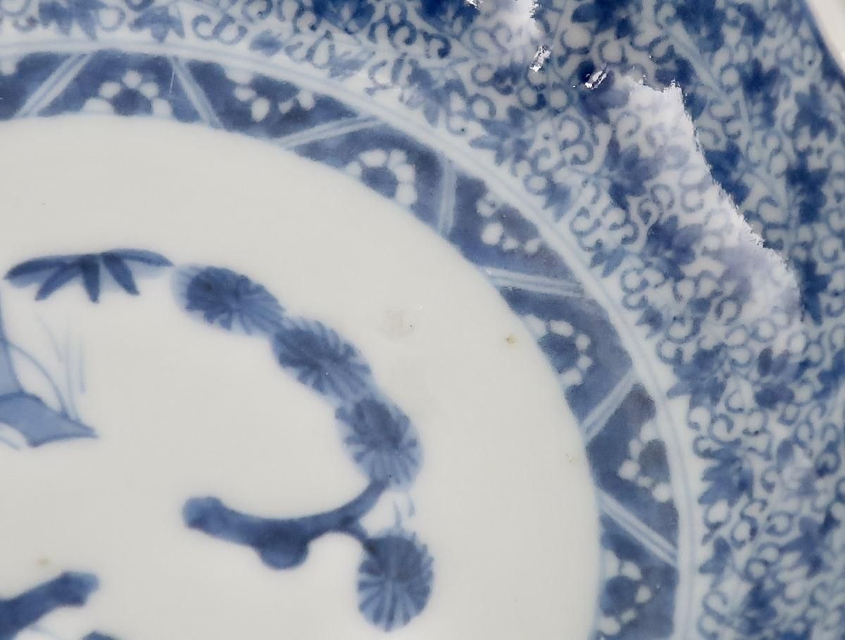 伊万里染付萩唐草文小なます皿 五枚組 / Imari Small Blue