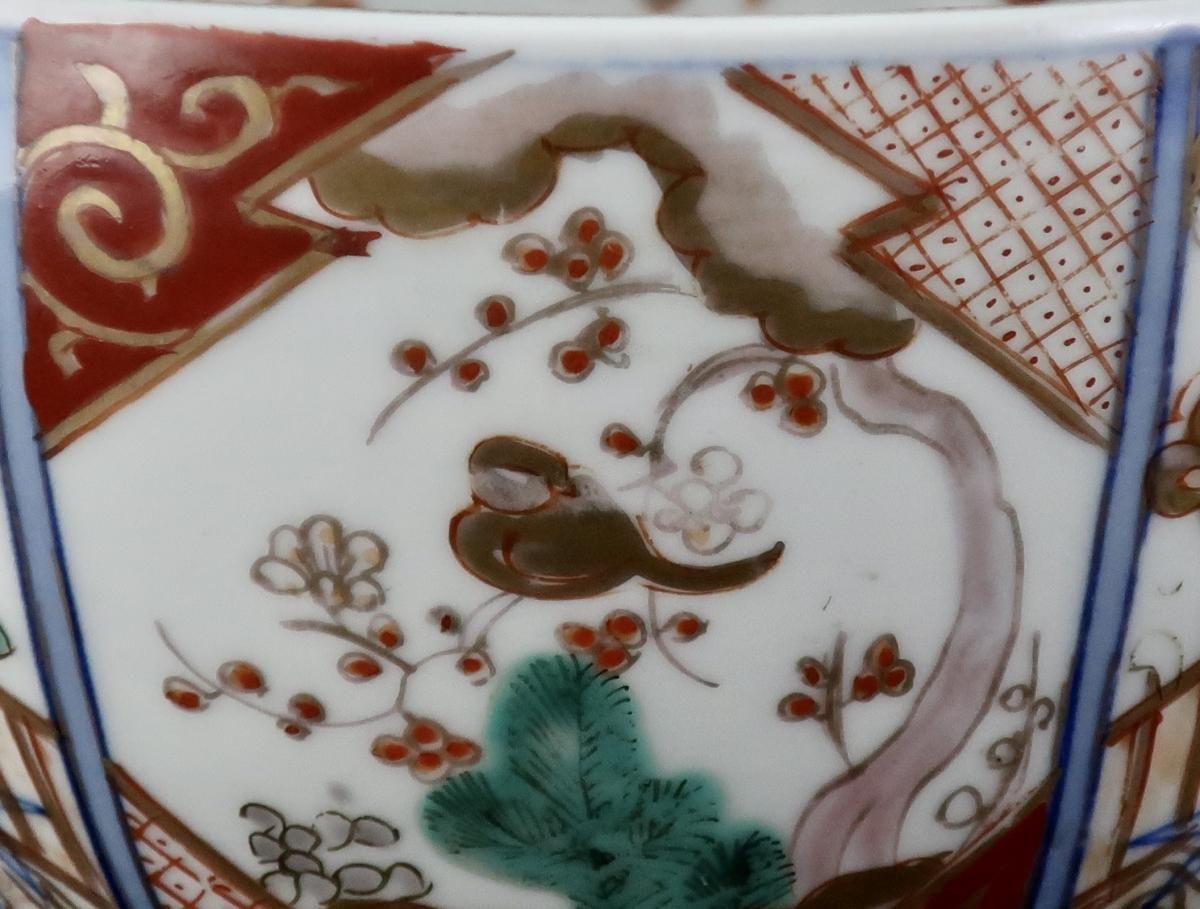 伊万里色絵花鳥文盃洗 / Imari Polychrome 'Haisen' Sake Sup