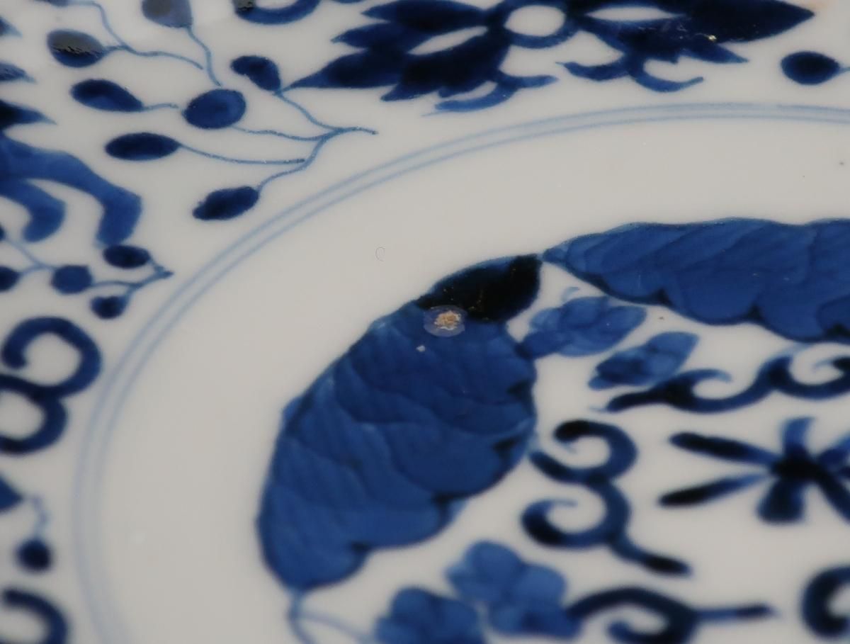 伊万里染付花鳥文六寸皿 五枚組 / Imari Blue & White Plates