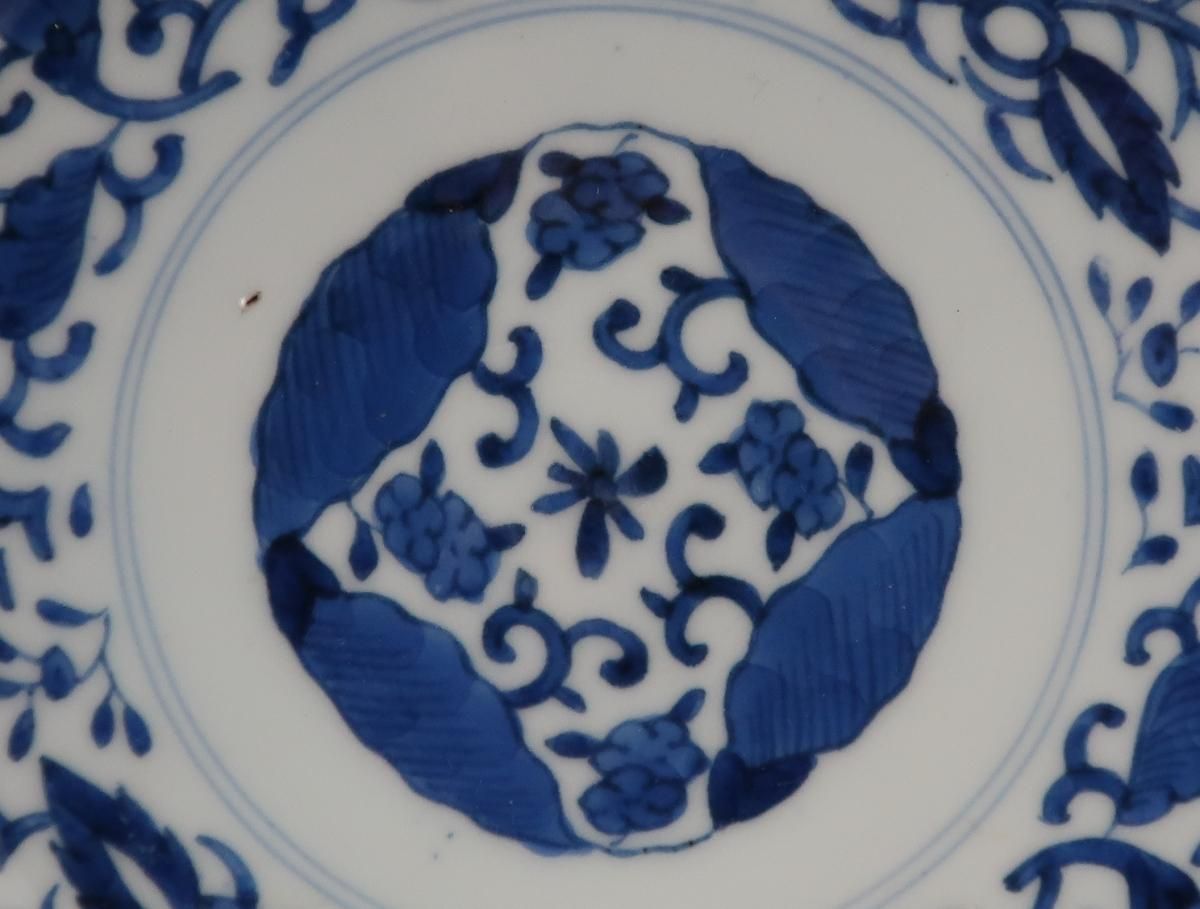 伊万里染付花鳥文六寸皿 五枚組 / Imari Blue & White Plates