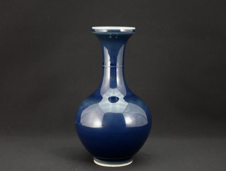 Τز / Imari Lapis-lazuli-glazed Flower Vase