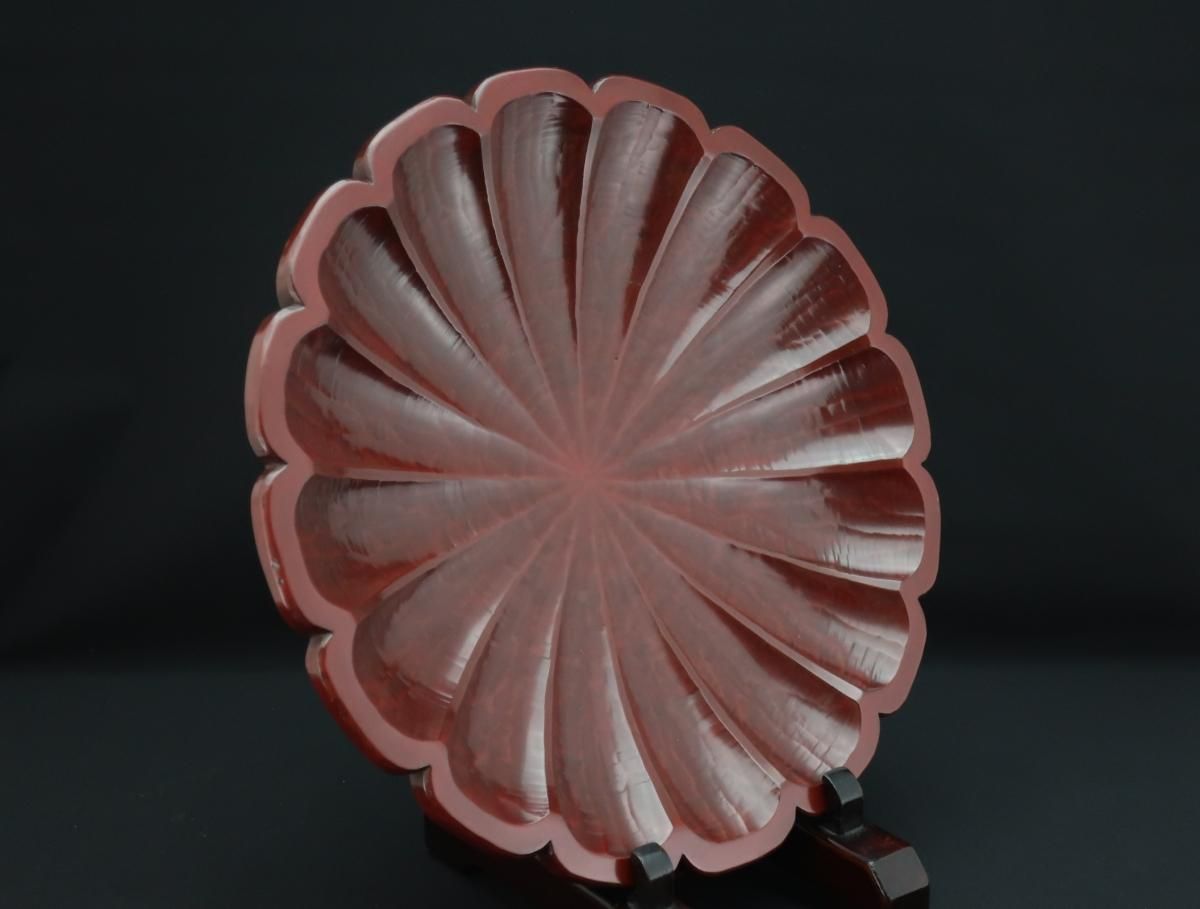 鎌倉彫「博古堂」菓子器 / Kamakura bori lacquered Bowl 鎌倉彫「博古堂」菓子器 / Kamakura bori lacquered Bowl