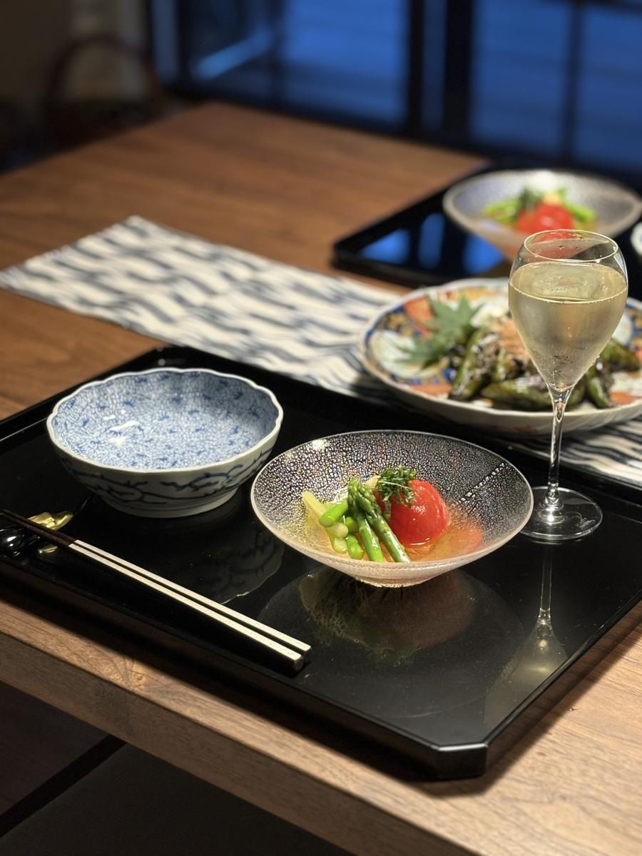 明治前期紙刷微塵唐草文なます皿 | 吉祥寺PukuPuku