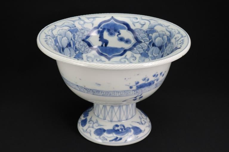 Τղð볨 / Imari Large Blue & White Sake cup Washing Bowl