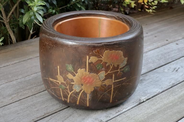 香合 寿老人蒔絵 切立天丸 鳳斉 10月 全商品 | 古美術ささき