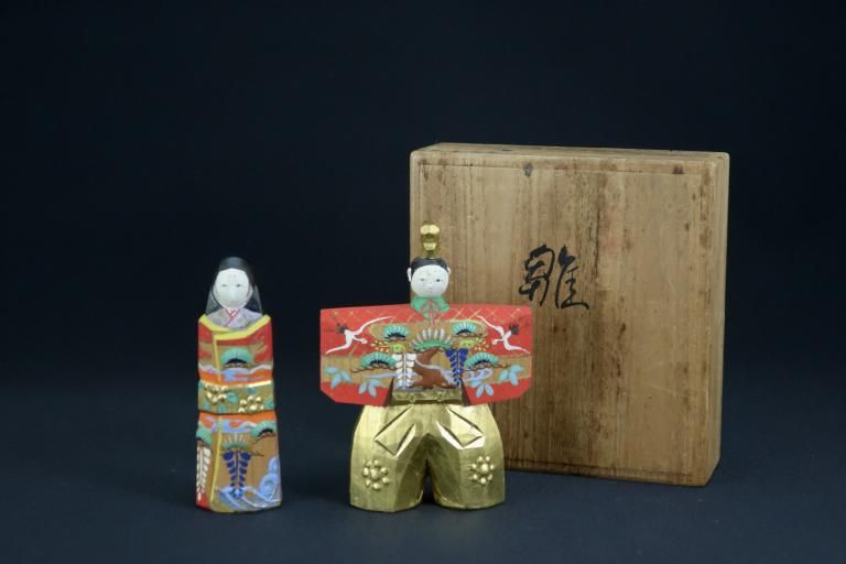 ĦΩ / 'Ittobori' Wooden Hina Dolls
