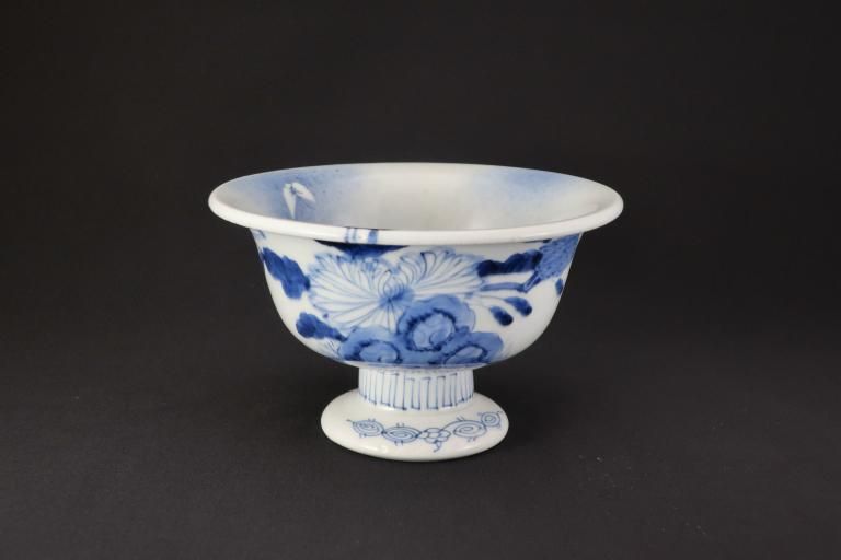 ΤյƲʸ / Imari Small Blue & White 'Haisen' Sake cup Washing Bowl