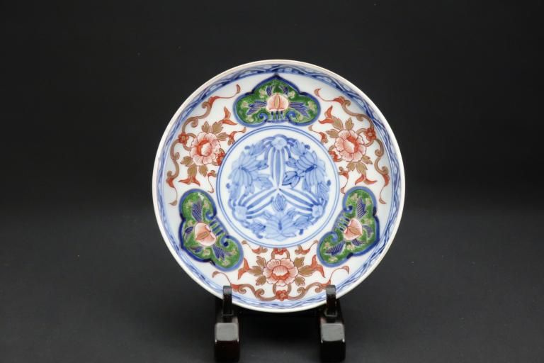 Τ볨ðʸϻ / Imari Polychrome Plate with the picture of Peony Flowers 