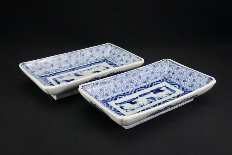 長皿・変形皿/ Rectangular plate - OKURA ORIENTAL ART / 大蔵