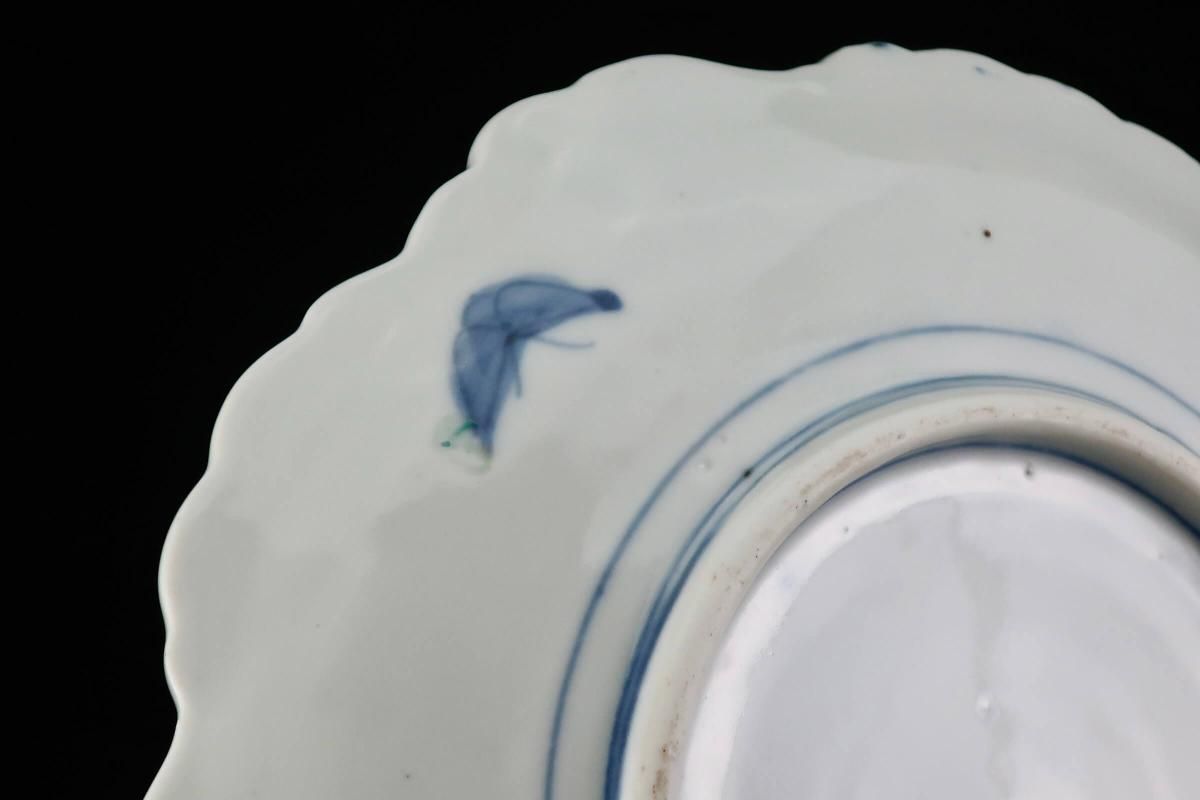伊万里色絵蝶文七寸皿 四枚組 / Imari Polychrome Plates with