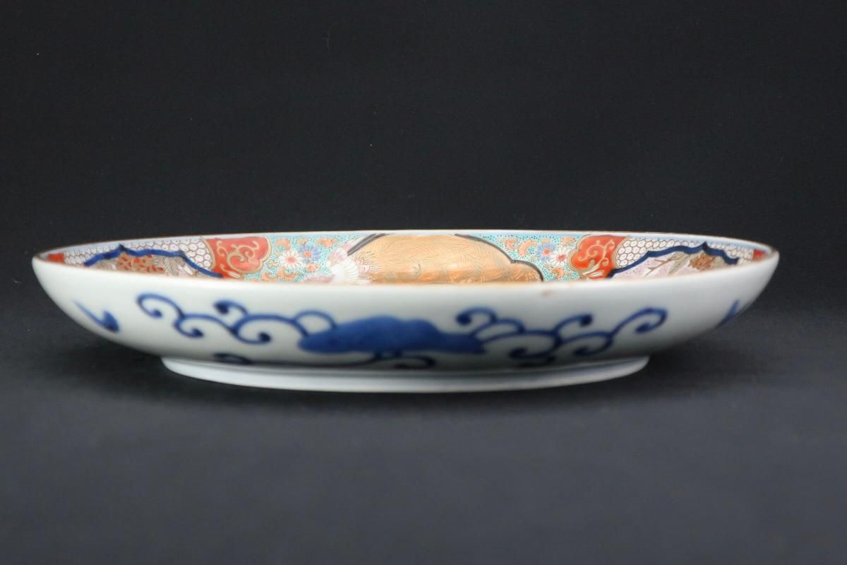 伊万里色絵鳳凰草花文七寸皿 五枚組 / Imari Polychrome Plates with