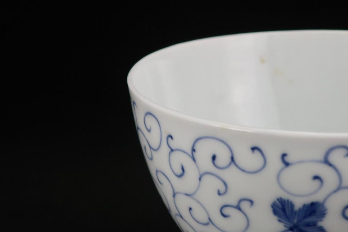 古伊万里　「寿文唐草盃洗」 古伊万里 「寿文唐草盃洗」 - メルカリ