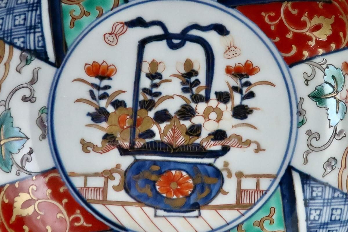 伊万里・菓子器 八角形 花鳥模様 伊万里・菓子器 八角形 花鳥模様 伊万里・菓子器 八角形 花鳥