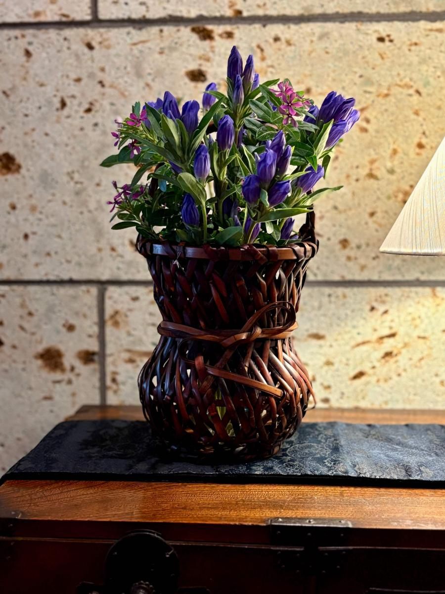 竹花籠 / Bamboo Flower Basket - OKURA ORIENTAL ART / 大蔵