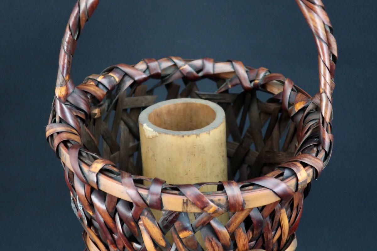 竹花籠 / Bamboo Flower Basket - OKURA ORIENTAL ART / 大蔵