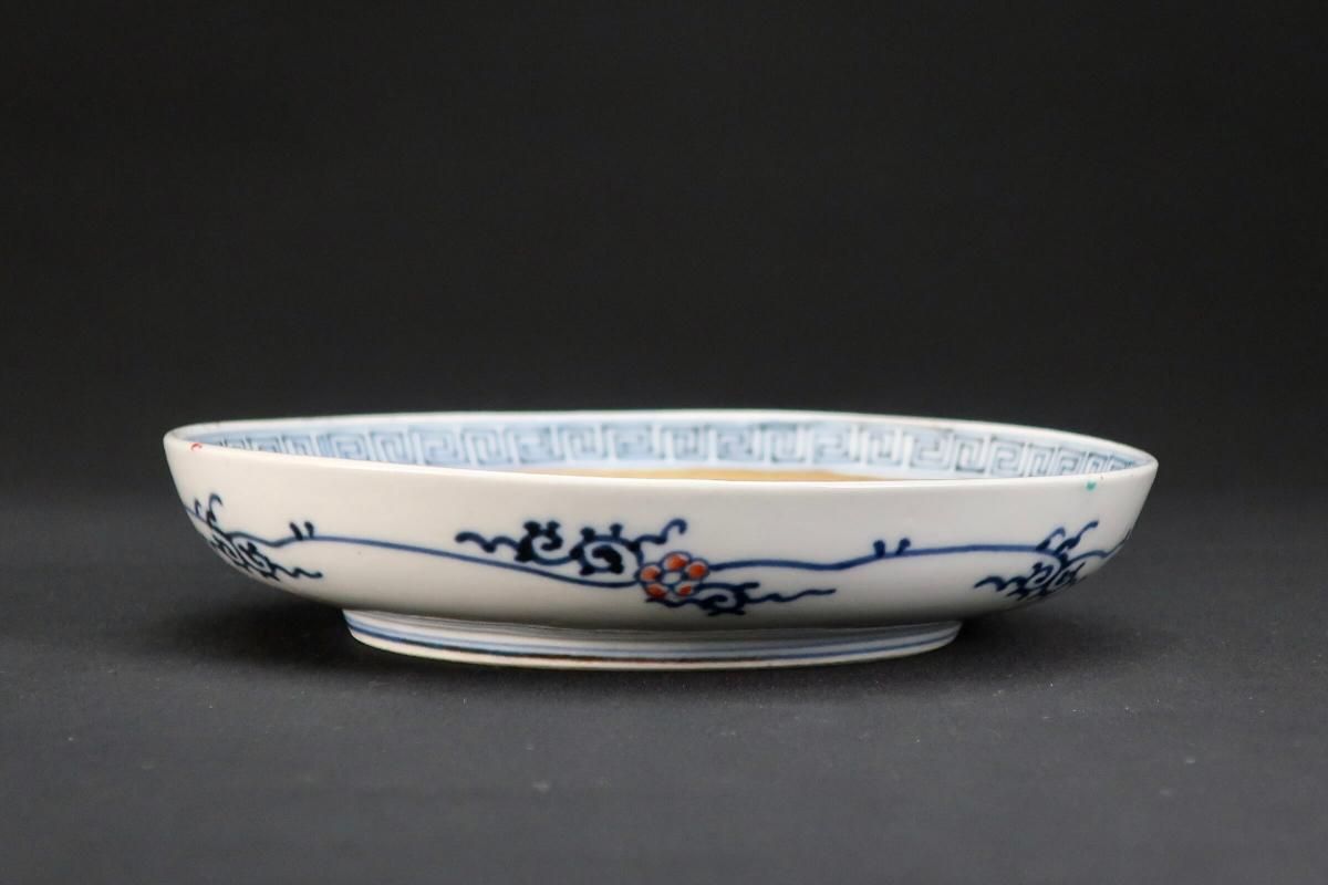 伊万里色絵花蝶文五寸皿 四枚組 / Imari Polychrome Plates with