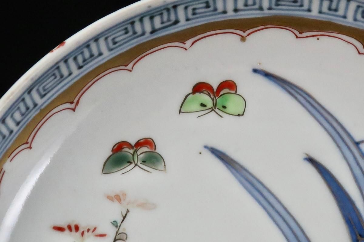 明治伊万里色絵掛け花生 明治伊万里色絵掛け花生 明治伊万里色絵掛け花生 明治期 伊万里