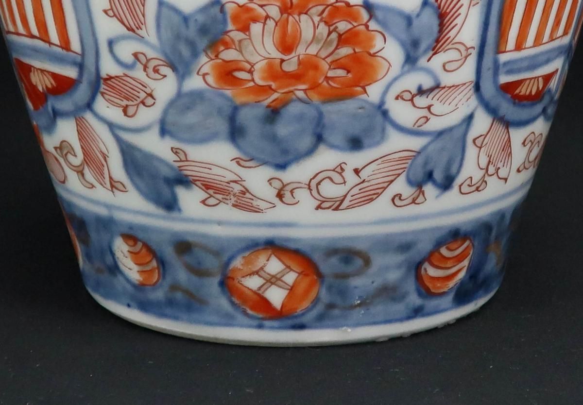 伊万里色絵花鳥文花瓶 / Imari Polychrome Flower Vase with the