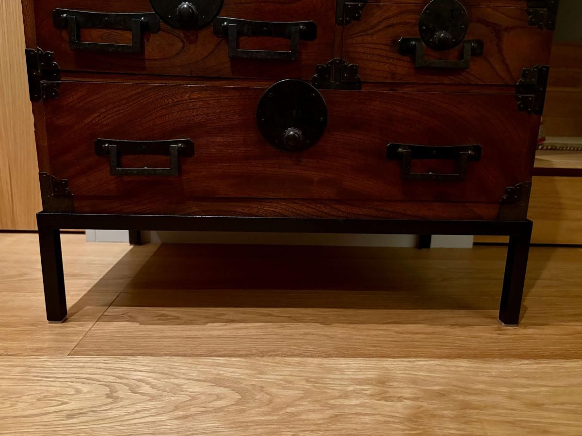 20s 30s 欅 檜 小物箪笥 欅小箪笥 / Keyaki Small Tansu - OKURA ORIENTAL ART / 大蔵