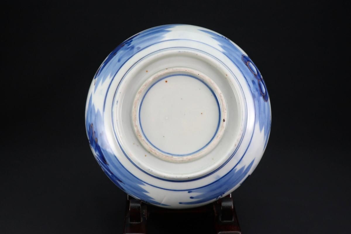 伊万里色絵草花文大鉢 / Imari Large Polychrome Bowl with the