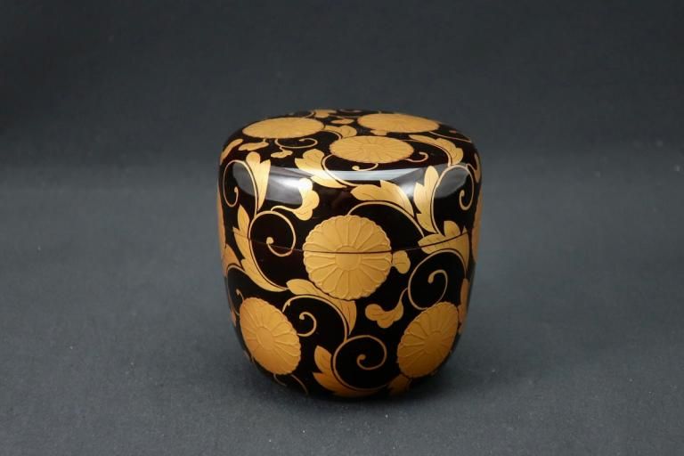 ¼ůƼܧ / 'Natsume' Lacquered Tea Caddy  made by Sotetsu Nakamura  7th