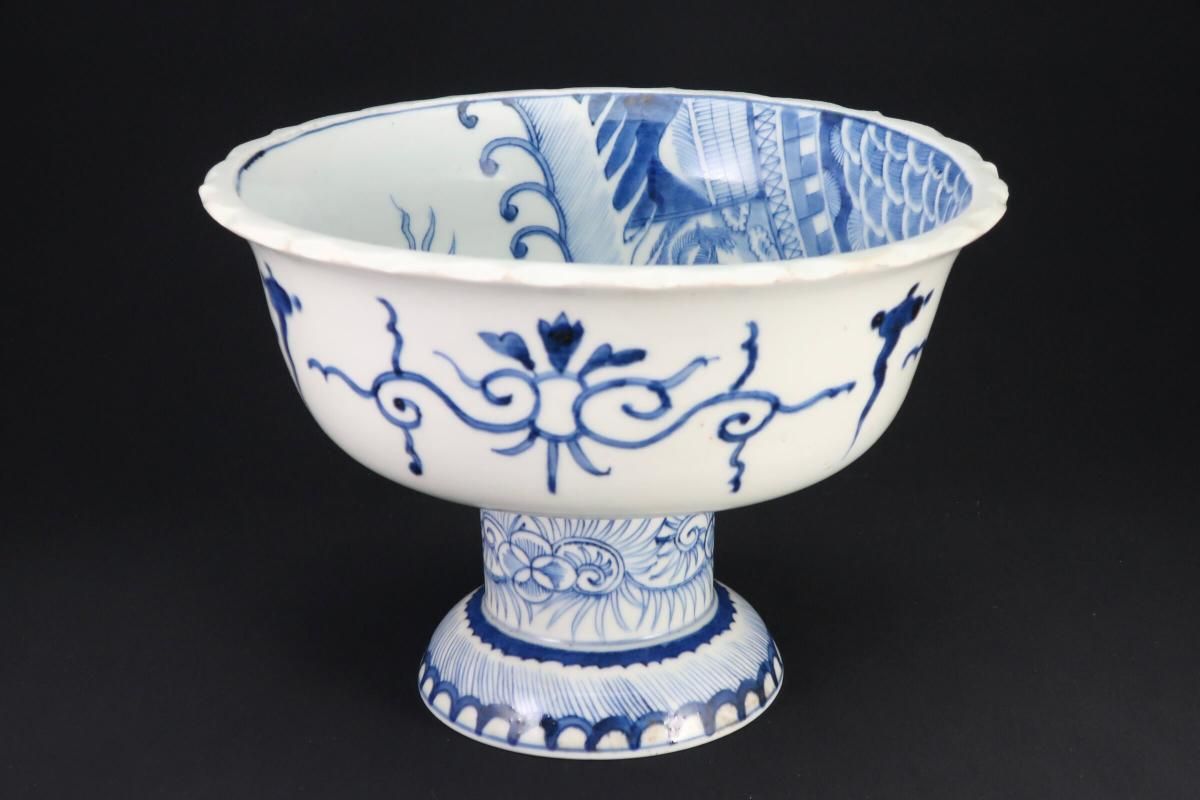 染付盃洗　MA283 染付盃洗 MA283 染付盃洗 MA283 Yahoo!オークション -「古伊万里 盃洗
