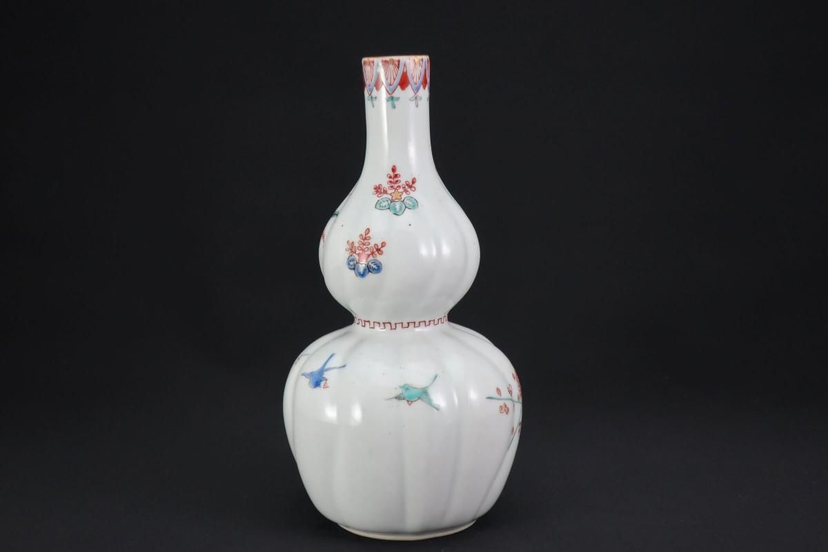 値下げ‼️柿右衛門様式　古伊万里　有田焼　徳利　瓢型19cm 値下げ‼️柿右衛門様式 古伊万里 有田焼 徳利 瓢型19cm 柿右衛門