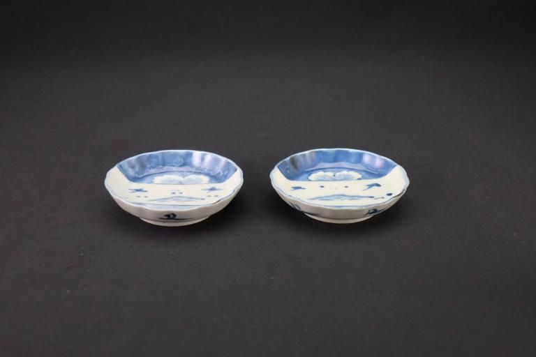 ΤմĻƦ / Imari Small Blue & White Plates  set of 2
