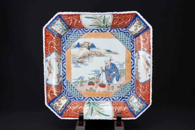 ΤĻʸڳѻ / Imari Large Square Polychrome Plate