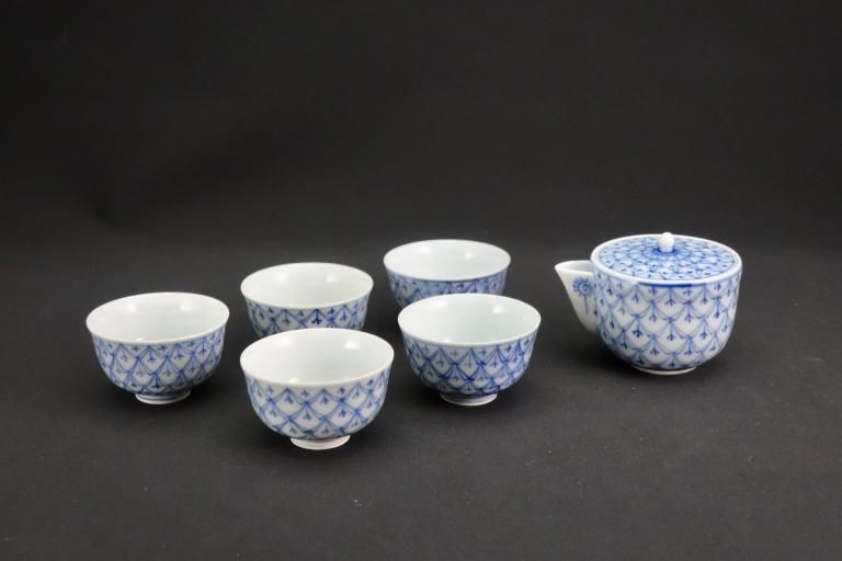 ë· / Kutani Green-Tea Pot & Cups Set 