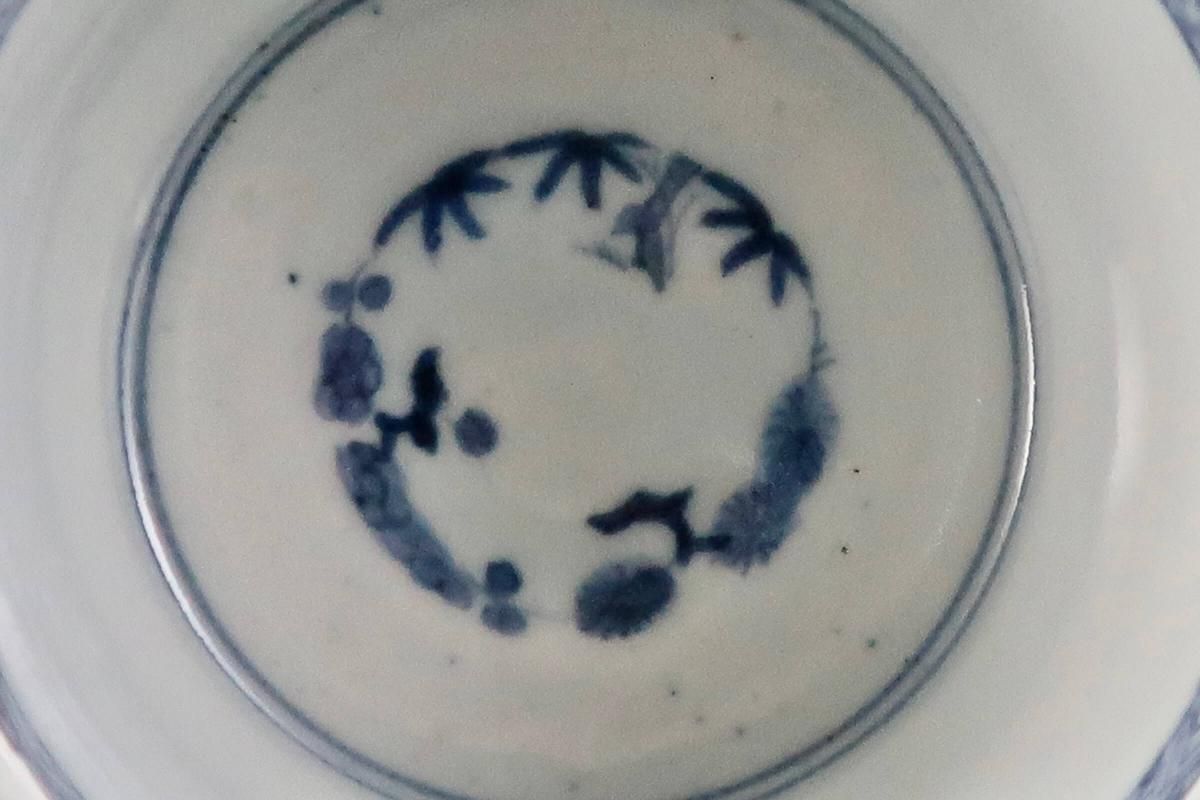 伊万里染付牡丹唐草文大蕎麦猪口 / Imari Large Blue & White Soba Cup