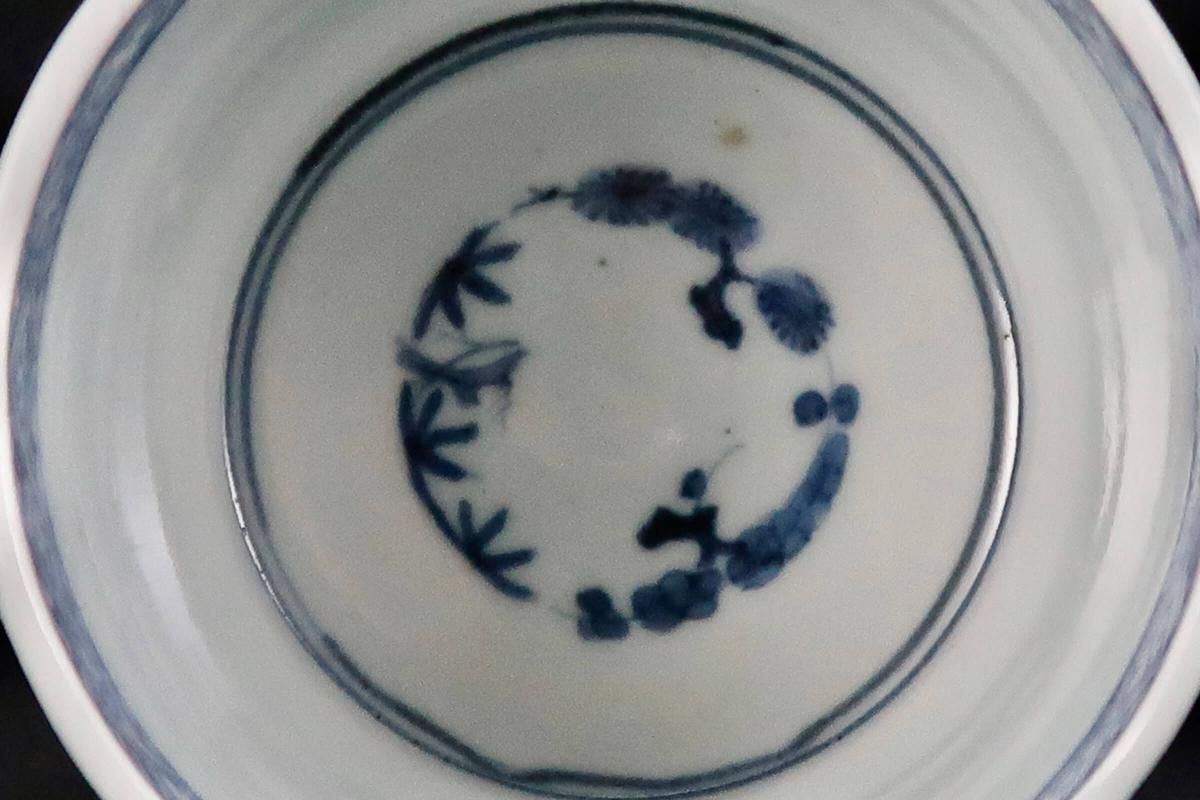 伊万里染付牡丹唐草文大蕎麦猪口 / Imari Large Blue & White