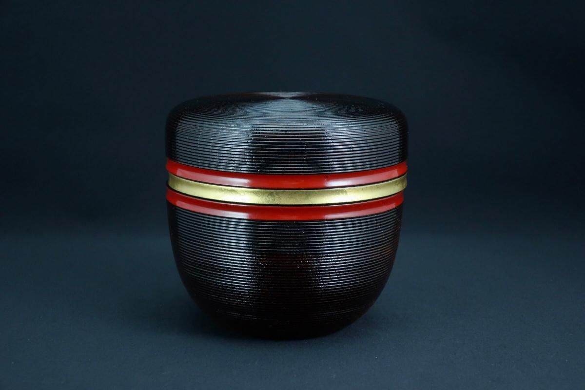 糸巻信玄弁当 五個組 / Round 'Shingen Bento' Lunch Boxes set of 5