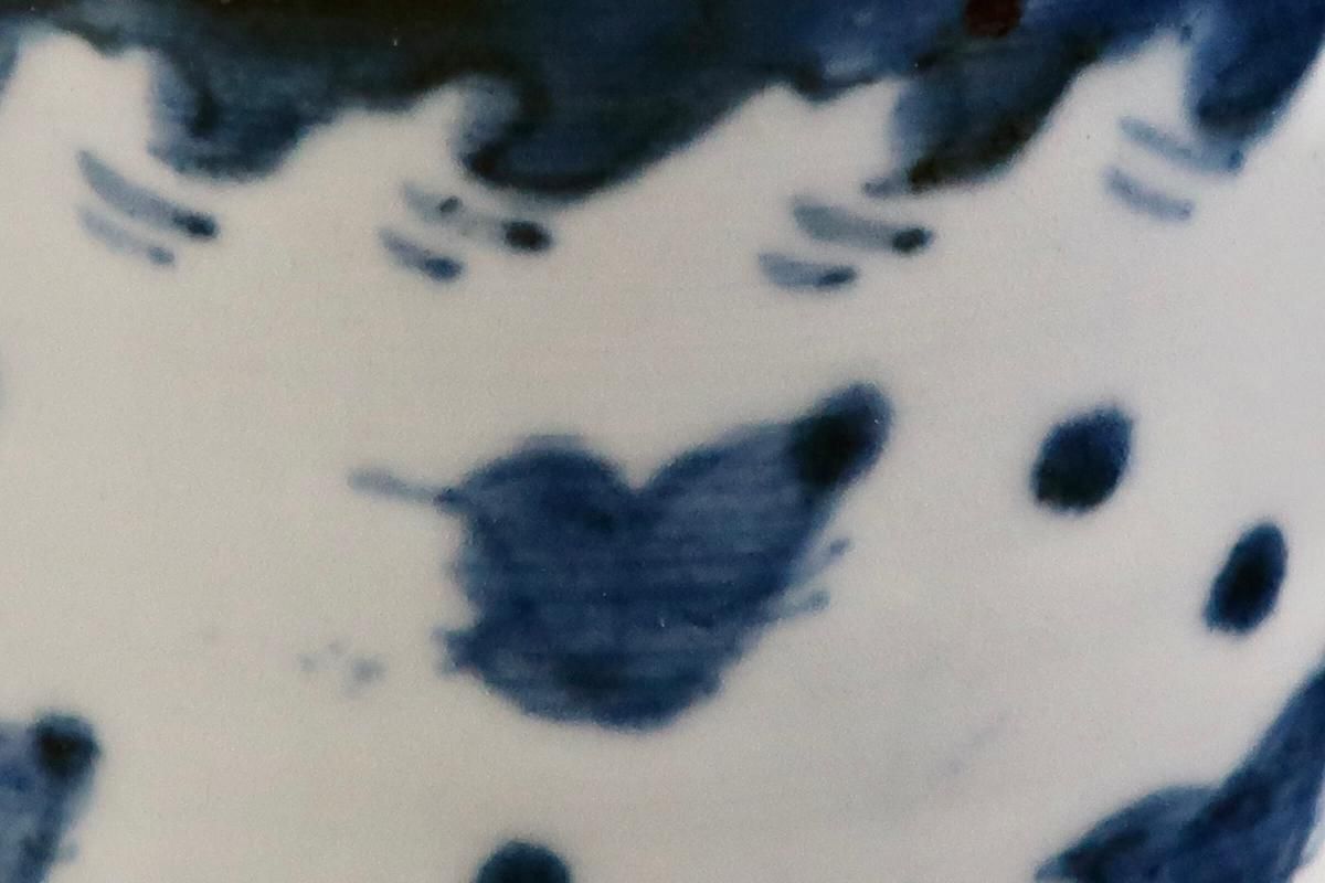 伊万里染付波千鳥文蕎麦猪口 二客組 / Imari Blue & White Soba Cups