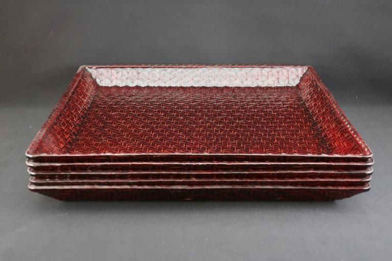 ۡ˳ / Wickerwork Trays  set of 5