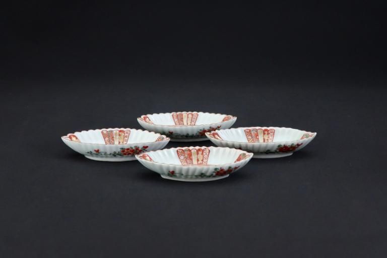 Τ˱ʸƲֽƦ / Imari Small Polychrome Plates with the picture Phoenix  set of 4