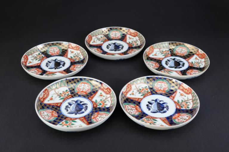Τʸ / Imari Polychrome Plates  set of 5