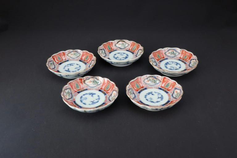 Τֳ볨ʸ / Imari Small Polychrome Plates  set of 5