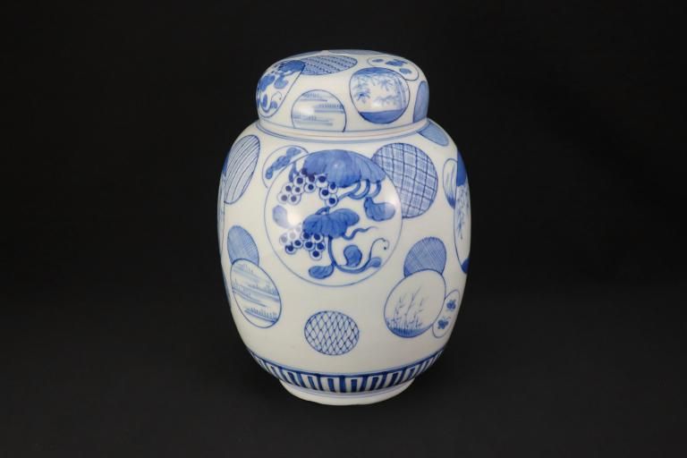 Τմʸ / Imari Blue & White Tea Caddy