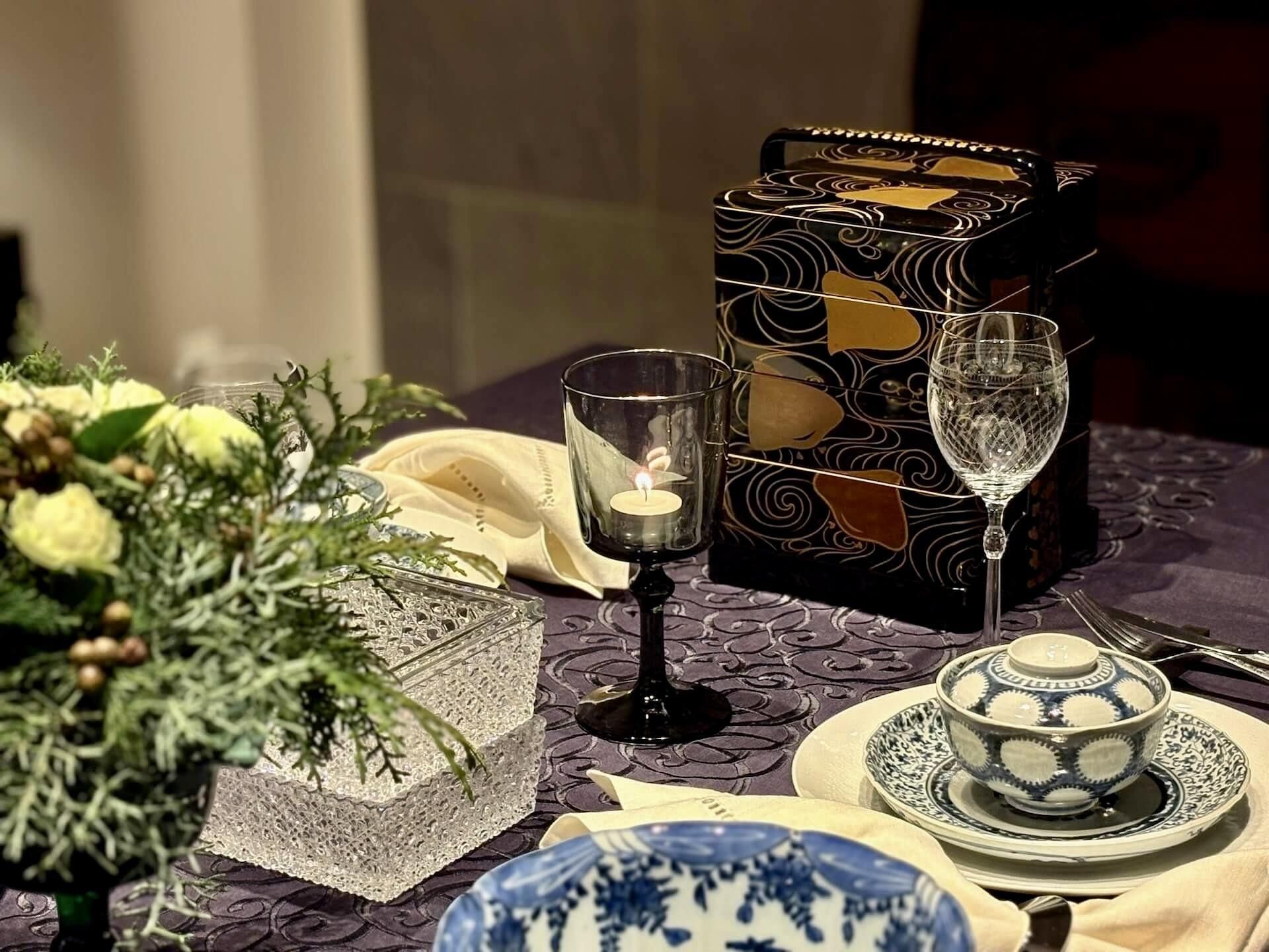 B*n様 大倉陶園/OKURA　手描き　陶器製　金彩　テーブルスタンド　ショール OKURA ORIENTAL ART / 大蔵オリエンタルアート