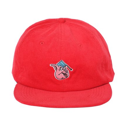 <img class='new_mark_img1' src='https://img.shop-pro.jp/img/new/icons1.gif' style='border:none;display:inline;margin:0px;padding:0px;width:auto;' />PORKCHOP GARAGE SUPPLY OLD PORK CORDUROY CAP/RED