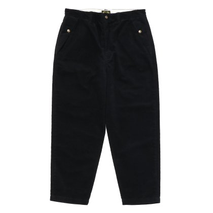 <img class='new_mark_img1' src='https://img.shop-pro.jp/img/new/icons5.gif' style='border:none;display:inline;margin:0px;padding:0px;width:auto;' />PORKCHOP GARAGE SUPPLY LOOSE FIT CORDUROY PANTS/BLACK