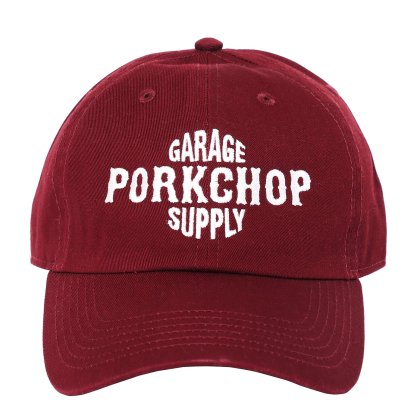 <img class='new_mark_img1' src='https://img.shop-pro.jp/img/new/icons5.gif' style='border:none;display:inline;margin:0px;padding:0px;width:auto;' />PORKCHOP GARAGE SUPPLY B&S BASE CAP/BURGUNDY