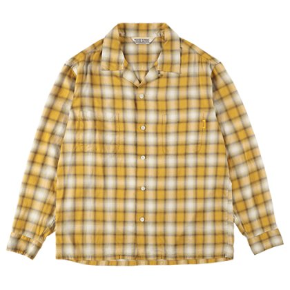 <img class='new_mark_img1' src='https://img.shop-pro.jp/img/new/icons24.gif' style='border:none;display:inline;margin:0px;padding:0px;width:auto;' />STANDARD CALIFORNIA SD Ombre Check Shirt/Yellow