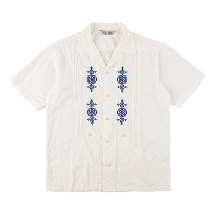 <img class='new_mark_img1' src='https://img.shop-pro.jp/img/new/icons24.gif' style='border:none;display:inline;margin:0px;padding:0px;width:auto;' />STANDARD CALIFORNIA SD Guayabera Shirt /White