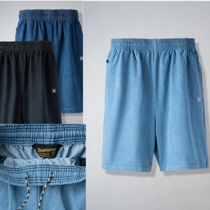 BLUCO Std. CHEF SHORTS -Denim-/3Color<img class='new_mark_img2' src='https://img.shop-pro.jp/img/new/icons5.gif' style='border:none;display:inline;margin:0px;padding:0px;width:auto;' />