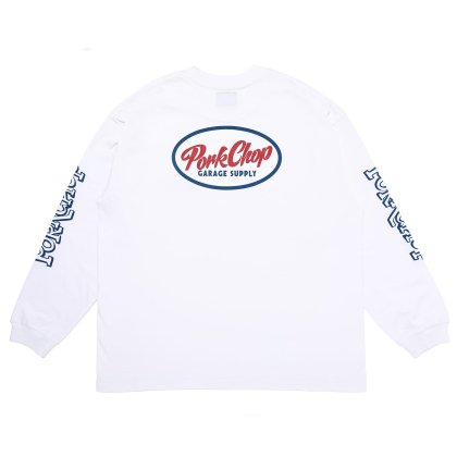 <img class='new_mark_img1' src='https://img.shop-pro.jp/img/new/icons5.gif' style='border:none;display:inline;margin:0px;padding:0px;width:auto;' />PORKCHOP GARAGE SUPPLY PC ROD L/S TEE//White